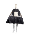 PEINADOR POLIESTER NEGRO CON VENTANA (150 X 120)