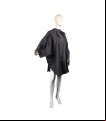 PEINADOR NEGRO CON MANGAS HIDROFUGADO