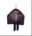 PEINADOR NEGRO CUELLO NEOPRENO SP BARBER SHOP