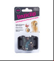 PINZA LINZICLIP MIDI NEGRA BRILLO HOJAS JUNGLA