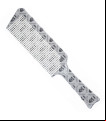 PEINE PEGASUS SKULLETO PLATA 514A