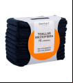 TOALLA STEINHART MICROFIBRA NEGRA 40X75 (10 U.)