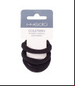 COLETERO HYSOKI GOMA ELÁSTICO NEGRO (5 UNIDADES)