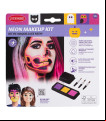 KIT MAQUILLAJE HALLOWEEN UV (VIOLETA-AMARILLO-ROSA)