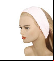 TURBANTE RIZO CIERRE VELCRO BLANCO ALGODÓN