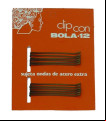 CLIPS BOLA 12 BRONCE C/72 DOCENAS