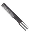 PEINE STEINHART CARBON ANTISTATIC AHUECADOR 876
