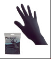 GUANTES LATEX NEGROS, GRANDES (B/2 UNID.