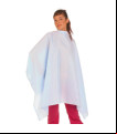 PEINADOR NILON RECTANGULAR/MANGAS BLANCO