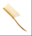 CEPILLO BARBERO MANGO PLASTICO